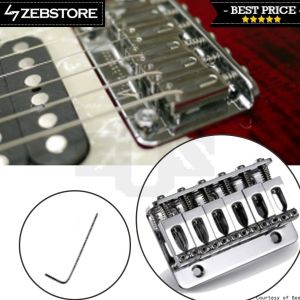 Bridge Gitar Elektrik Electric Fixed Std 6 String Chrome