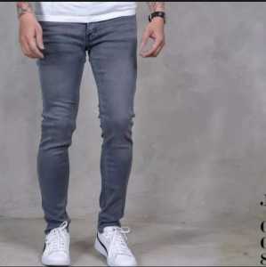 Celana Jeans Pria Hitam Biru Muda Biru Tua Abu-abu Dewasa Celana Pria Panjang Slimfit Denim Gaul COD