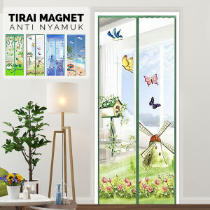 COD Party House - Tirai Anti Nyamuk / Tirai Anti Nyamuk Magnet Murah / Tirai Anti Nyamuk Tirai Magnet Anti Nyamuk Karakter Cantik M1 Random Magnet Panjang