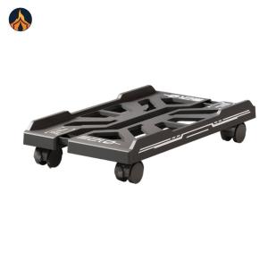 Adjustable Mobile Computer Tower Stand with Caster Wheels CPU Tower Holder PC Floor Cart for Gamers and Students [Jocestyle Store]