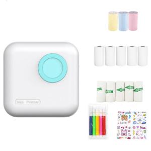 เครื่องเครื่องพิมพ์ฉลาก1200Mah เครื่องพิมพ์ฉลากความร้อนสำหรับสำนักงานบ้านธุรกิจเครื่องพิมพ์เครื่องพิมพ์ฉลากสำหรับกระดาษจดบันทึกในสำนักงาน