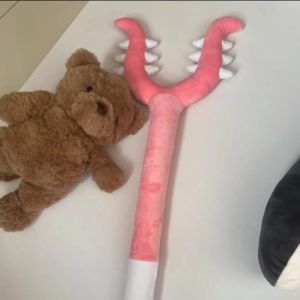 Interactive Plush Pet Toy 70CM Harpoon Teaser Stick for Cats and Dogs Kawaii Hunting Wand for Fun Playtime Pet Accessories