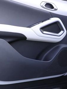 Kaly For BYD Yuan Up 2024 2025 Car Door Slot Storage Leather Door Groove Mat Pad Storage Barrel Interior Accessories H8M4T