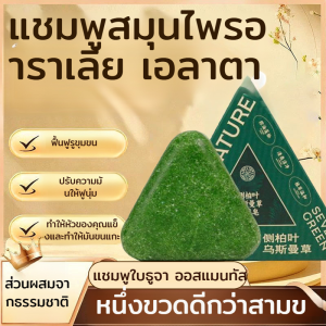 สบู่แชมพูสมุนไพรจากพืชสมุนไพร สบู่ขจัดรังแค