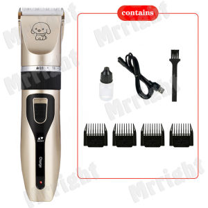 pet alat cukur rambut elektrik gunting rambut Cordless Professional pemotong rambut