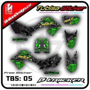 Sticker Striping Dtracker 150 - Stiker Striping Variasi List Motor Dtracker 150. TBS.SF.05