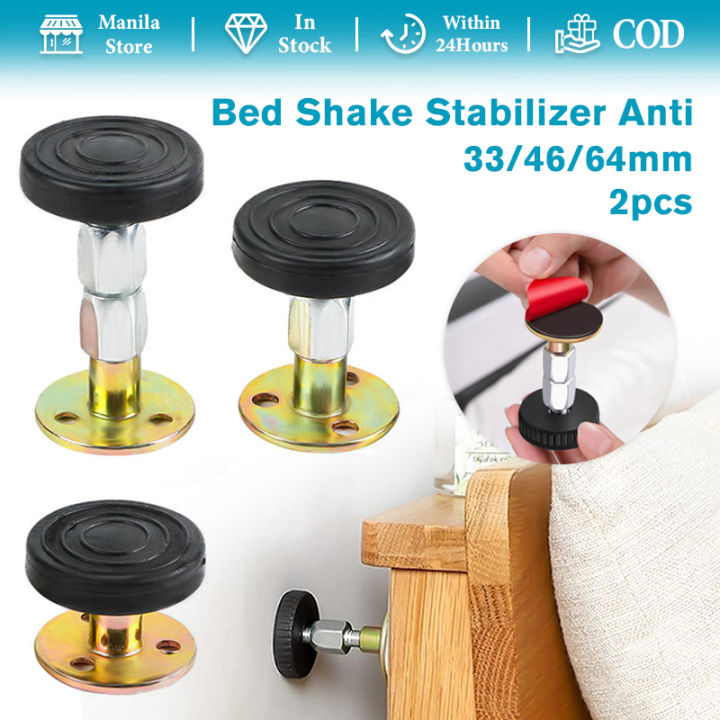 2 Pcs Adjustable Threaded Bed Frame AntiShake Tool Bed Headboard