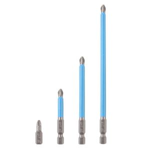 PH2 Magnetic Screwdriver Bit Set High Strength Steel Automotive DIY Maintenance Tasks 25/50/65/70/90/125/150MM Anti Slip Drill Bits