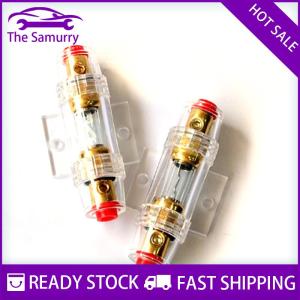Samurry ✨Hot Sale✨ AGU 8 AWG Gauge Fuse Holder IN LINE Car Audio Circuit Breaker AMP Amplifier 60A