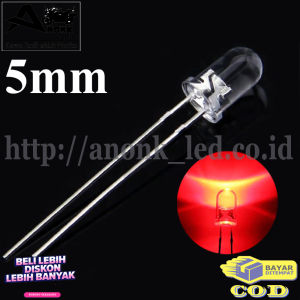 20pcs Lampu Led 5mm Superbright / Led 5mm Bening 20pcs / Lampu LED 5V (20pcs)