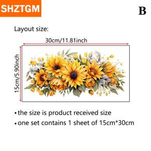 [COD] SHZTGM สติกเกอร์ติดผนังห้องน้ำสติกเกอร์ติดผนังในห้องน้ำแบบมีกาวในตัวสติกเกอร์กันน้ำ