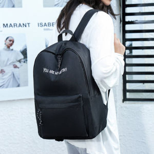 Xishop พร้อมส่งจากไทย กระเป๋าแฟชั่นลำลอง สะพายหลัง สไตล์เรียบง่ายเข้าได้กับทุกชุด ขนาดใหญ่ใส่ของได้เยอะเลยน้า ของมันต้องมี