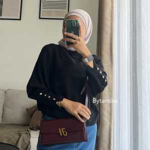 BATWING KANCING / BLOUSE KANCING AZURA / ATASAN WANITA