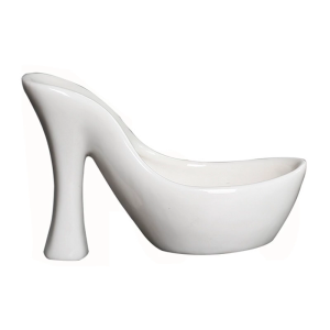 High Heel Shape Ceramic Planter Succulent Pot For Multiple Use In Gardens Or Indoor Decoration Planting Supply