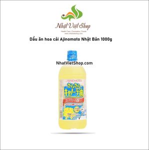 Dầu ăn hoa cải Ajinomoto nội địa Nhật Bản 1000g