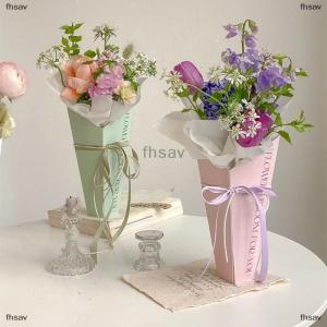 [COD] fhsav 1pc Flower Wrapping Paper Gift Box Bouquet Packaging Bag Flowers Paper Wrapping Material Graduation Wedding Party Supplies