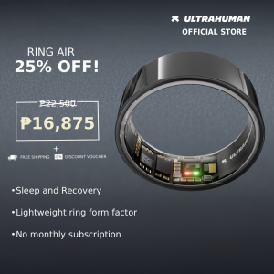 Ultrahuman Ring AIR Size 7 Smart Ring– Fitness Tracker Health & Sleep Monitor Waterproof