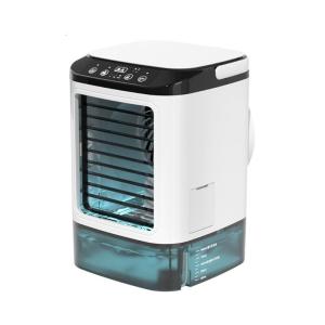 Portable Evaporative Air Conditioner with Humidifying Function 7 Color LED Light Adjustable 3 Speed Air coolers