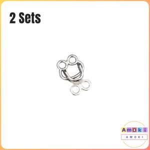 Amoki Metal Jeans Button Snaps Detachable Pants Clips Invisible Pants Hook DIY Waist Tightener
