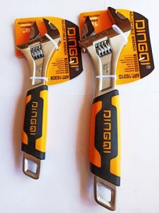 ประแจเลื่อน DINGQI ตัวละ139 -169 มีให้เลือก 2 ขนาด 8กับ10นิ้ว ยาว 21-26ซม แข็งแรงทนทาน ด้ามจับนุ่ม สบายมือ เหนียว แข็ง ทน สินค้าคุณภาพรับประกัน