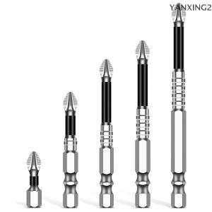 K5สว่านไฟฟ้าแบบหัวไขว้กันลื่น ดอกสว่านไฟฟ้าหัว5A แม่เหล็กแข็งแรงทนทาน S2สีดำไม่ลื่น