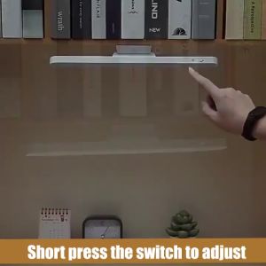 MIGU Magnetic Led Table Lamp USB Rechargeable Study Light with Remote 3 Colors Touch Control for Desk Bedroom