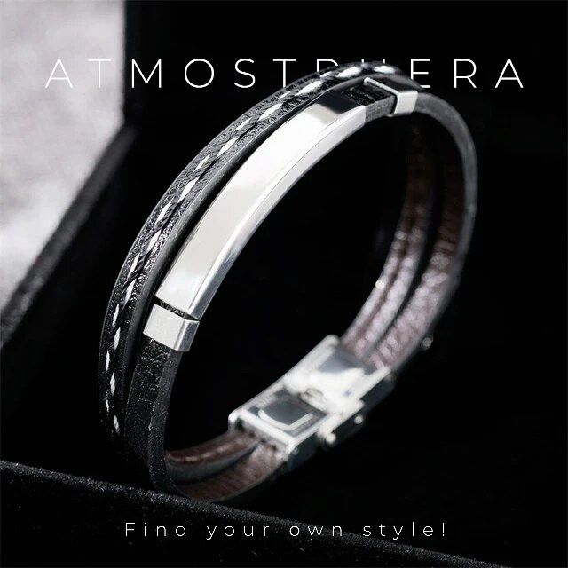 Gelang%20Kulit%20Pria%202%20Layer%20Clip%20Style%20-%20Leather%20Men's%20Bracelet!%20-%20Image%202