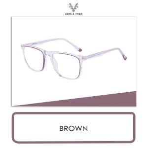Gentle Fawn Kacamata Antiradiasi Blueray Sinar Biru Bentuk Kotak Bisa Minus Bahan TR90 Ringan Fashion Pria Dan Wanita 23025