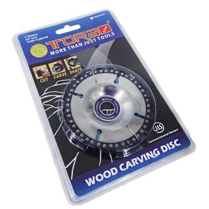 TORA Wood Carving Disc 4 Inch 22T Double Blister - Mata Potong Kayu