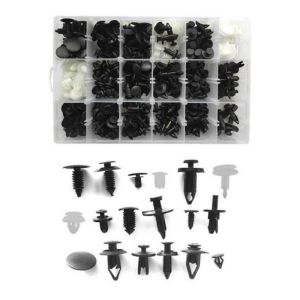 YUKIDO 415 pcs Auto Fastener Clip Mixed Car Body Push Retainer Pin Rivet Bumper Mobil Alat