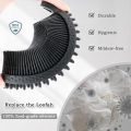 FREATECH Silicone Body Scrubber Gentle Exfoliating Bath Shower Body Cleansing Brush, More Hygienic Than Loofah, Easy to Clean and Durable, for Men Women Kids, Sensitive Skin, Black. 