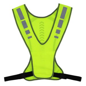 TUS Night Warning Reflective Vest Lightweight with Storage Bag Motorcycle Safety Jacket Cycling Vest Waterproof Reflective Safety Jacket Men Workwear