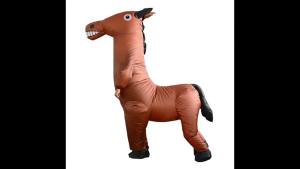 alo Western cowboy riding inflatable costume Halloween costume party performance costume inflatable horse costume