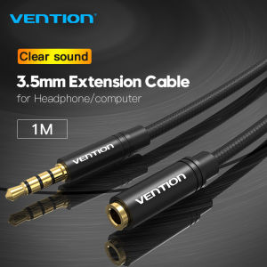 【COD】Vention 3.5mm Aux Extension Cable สายauxรถยนต์ 3.5mm Jack Male to Female Cable for iPhone Computer Headphone MP3 MP4 Player Extender Cord Aux