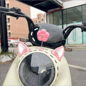 Hiasan Sepeda Listrik Sepeda Motor Dekorasi Kendaraan Listrik Dekorasi Aksesoris Telinga Kucing Lucu