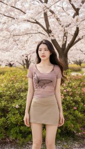 ชุดเซ็ตผู้หญิง เสื้อผ้าตาข่ายบาง + กระโปรงทรงสอบ ดีไซน์ทันสมัย