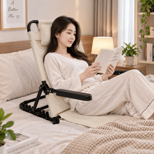 Ghế Bệt Tựa Lưng Thư Giãn QANAHOMES Điều Chỉnh 7 Cấp Độ Đa Năng Có Tay Cầm