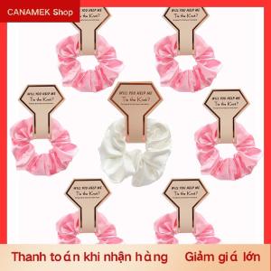 CS 1pcs Phù Dâu Quà Tặng tóc scrunchies bachelorette Đảng Bridal tắm đám cưới lưu niệm đội cô dâu để được haircircle quà Tặng lưu niệm cho khách