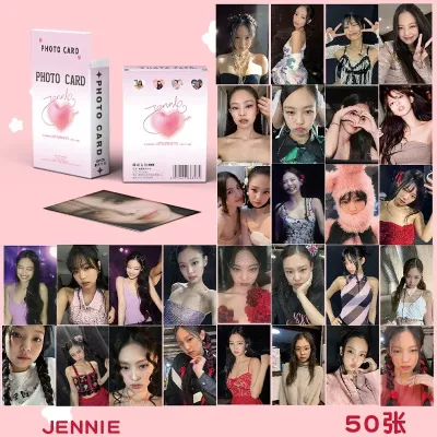 Bộ sưu tập hộp 50 Lomo Card Jennie Blackpink cửa hàng kpop BujoStore 2023 -ngọc thịnh01