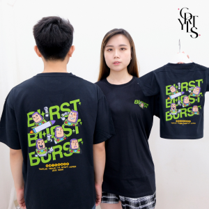 CAROTYLES S Kaos Couple Keluarga BUZZ DB Wanita Lengan Pendek Katun