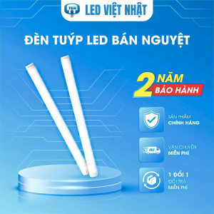 TUÝP BÁN NGUYỆT TRÀN VIỀN Dài 120cm Rộng 6cm SIÊU SÁNG 72w Việt Nhật BH 2 năm