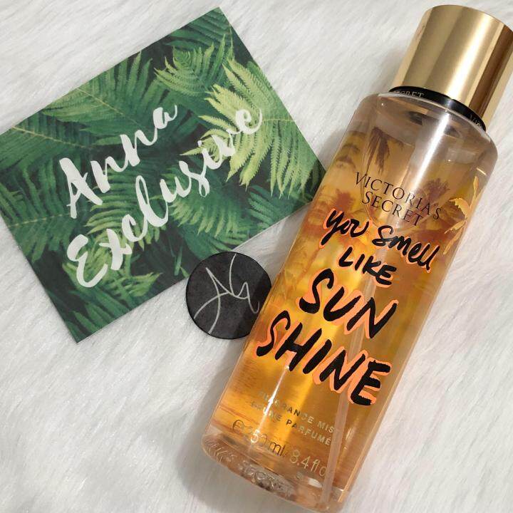 Victoria secret body mist you smell like outlet sunshine