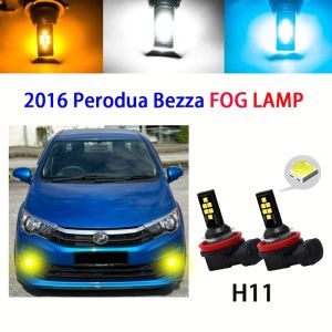 PERODUA  Bezza 2016  FOG LAMP LED BULB Ice blue White Yellow Lampu Spotlight Sport Light Mentol Kereta Halogen Replacement H11 Perodua Bezza 2016 MMC  fog lamp