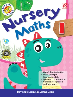 Workbook Preschool Bright Kids - Nursery Maths 1 & 2 (For aged 3+) Pelangi