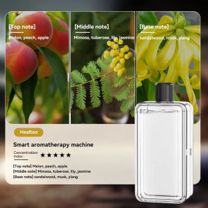 Smart Aromatherapy Machine Automatic Aroma Diffuser Digital Display 5 Gears Wall Mount Tabletop Essential Oil Humidifier Air Freshener