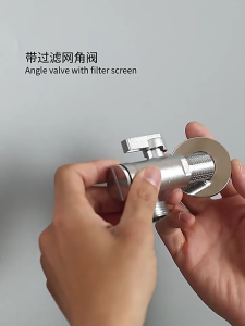 Copper Toilet Dedicated Angle Valves With Screen Large Flows Water Stop Valves Switches Replacement Faucet Joint