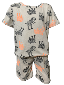 PLAYSETS BUDAK LELAKI SIZE 2-8 BAJU BUDAK SEPASANG SET T-SHIRT + SELUAR BUDAK 100% COTTON BOYS & GIRLS CLOTHING SETS