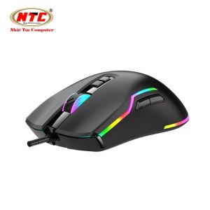 Chuột có dây Gaming 7D Deiog A70 Pro DPI 3600 siêu nhạy Led RGB đa màu cực đẹp (Đen) - Nhất Tín Authorised Store