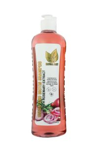 NATURAL SANT - Onion tin and Rosemary Shampoo for Stronger Thicker Longer Hair - Softening and Shine Enhancing - Fights Hair Loss and Thinning - Suitable for All Hair Types Cruelty-Free