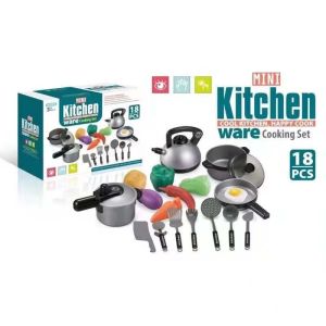 36-Piece Children's Toy Kitchen Set: Induction Cooker & Simulation Playhouse